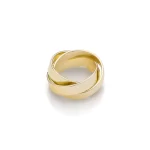 unoaerre anello donna dorato lux gioielleria montagnani rona