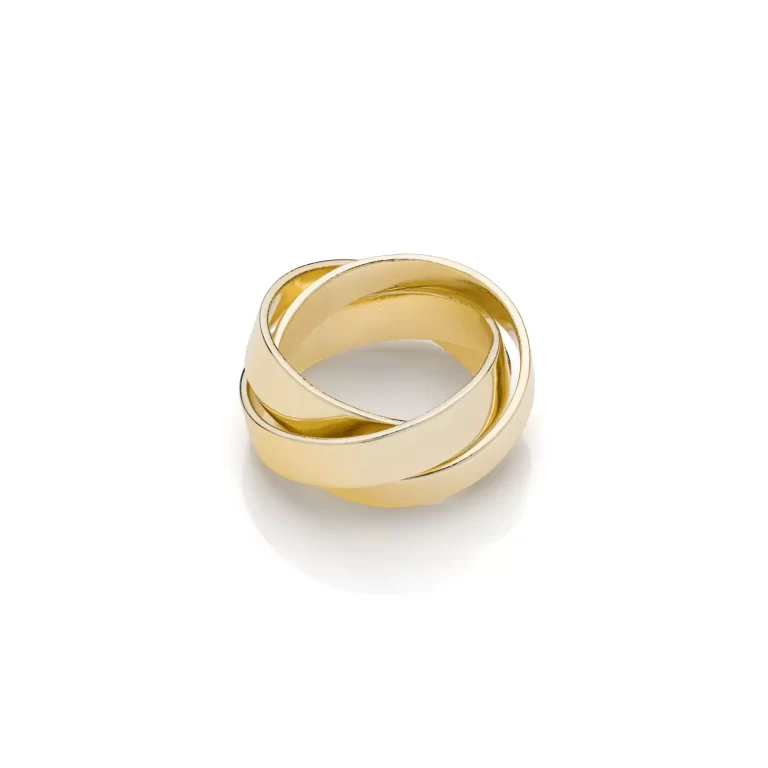 unoaerre anello donna dorato lux gioielleria montagnani rona