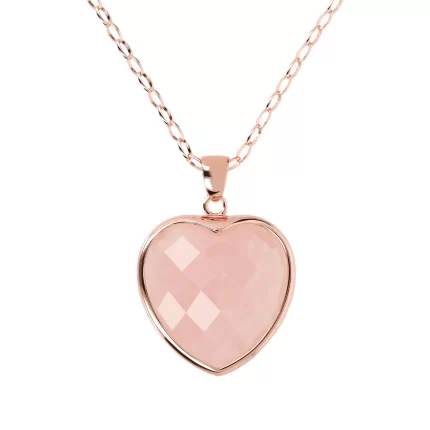 bronzallure collana lunga pendente cuore gioielleria montagnani roma