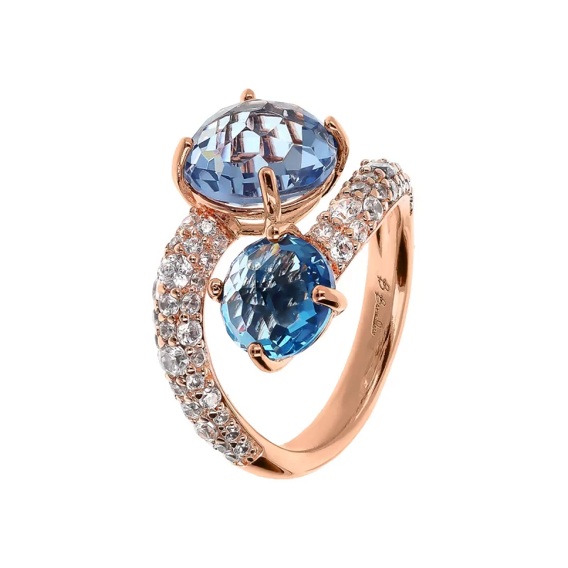 bronzallure anello contrarié gioielleria montagnani roma