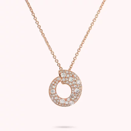 bronzallure collana con pendente a cerchio gioielleria montagnani roma