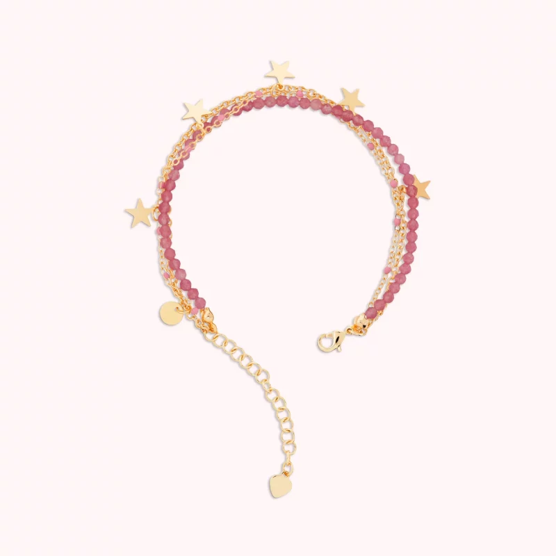 bronzallure bracciale multifilo golden rosa gioielleria montagnani roma